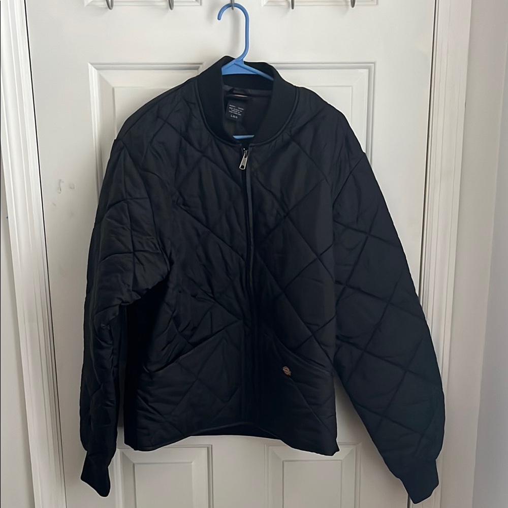 Men's Black Quilted Jacket